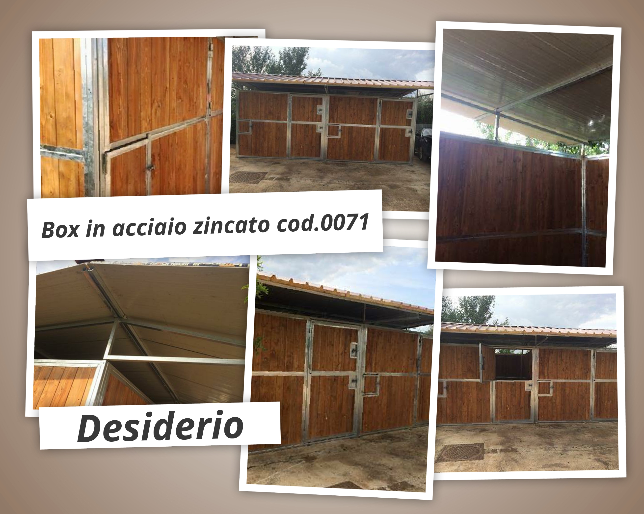 cod.0071 box in linea in acciao zincato